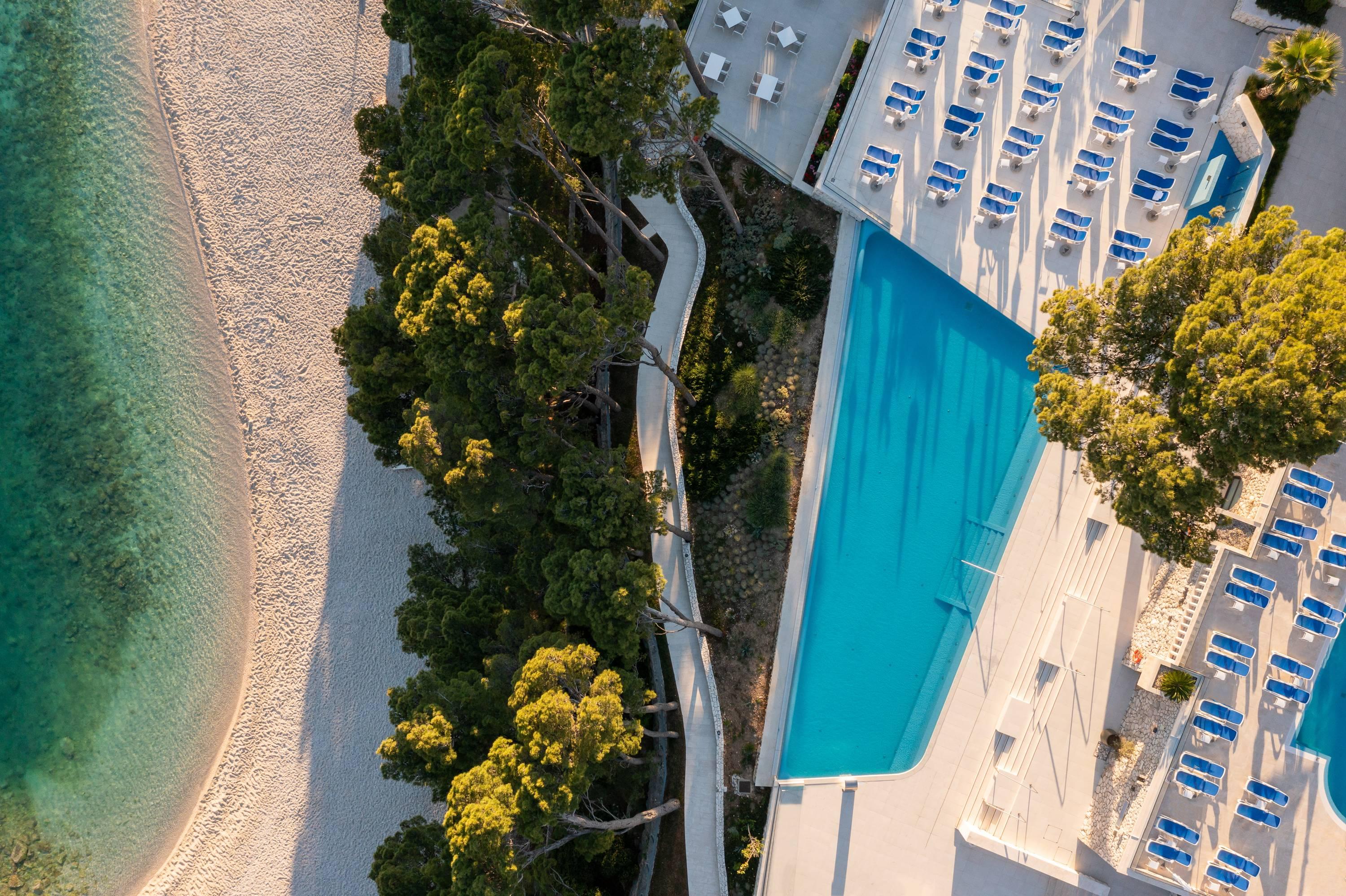 Bluesun Mala Berulia Otel Brela Dış mekan fotoğraf